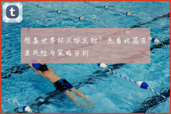 想靠世界杯买球发财?先看这篇深度风险与策略分析